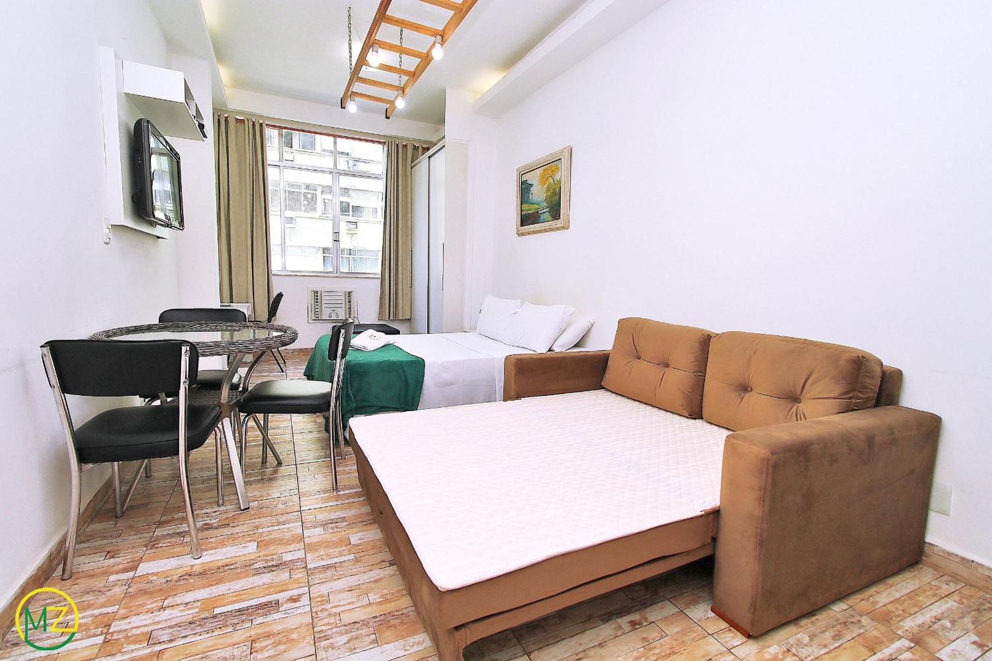 Studio Para 4 Pessoas Com Vista Mar Em Copacabana Rio de Janeiro Eksteriør billede
